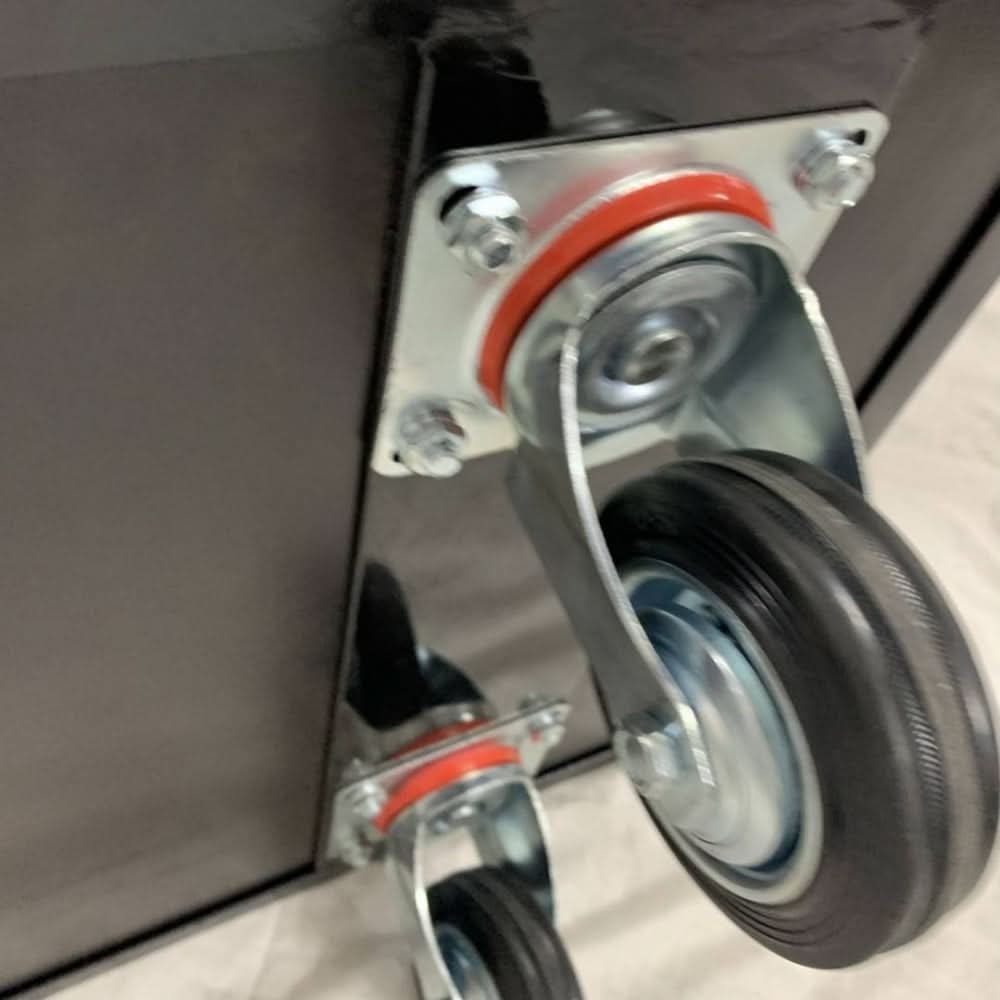 Carucior transport marfa VivaTechnix VMD-1012, platforma Tego 18 mm, 150 kg, roti 125 mm