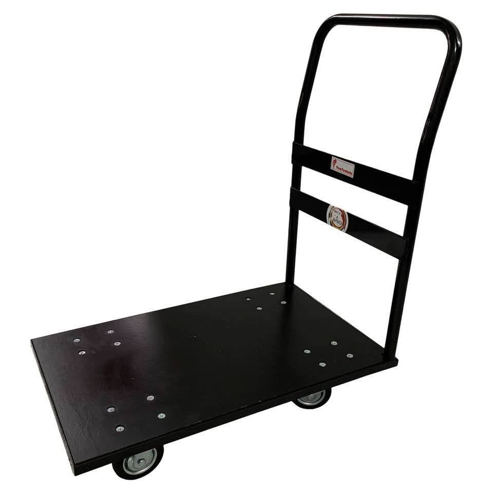 Carucior transport marfa VivaTechnix VMD-1012, platforma Tego 18 mm, 150 kg, roti 125 mm