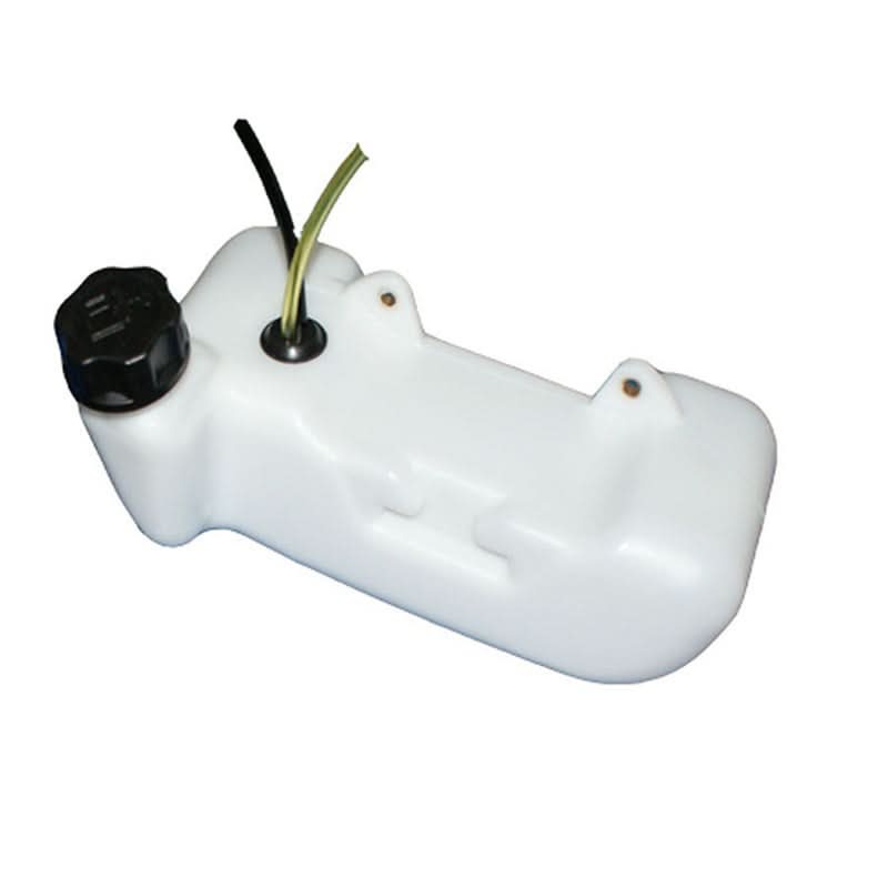 Rezervor benzina motocoasa cu gat stramb, prindere in 2 suruburi, distanta intre gauri 10cm