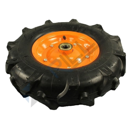 Roata 400-8 cu rulment, 20 mm, pentru motocultor, motosapa si roaba, 4.5 kg