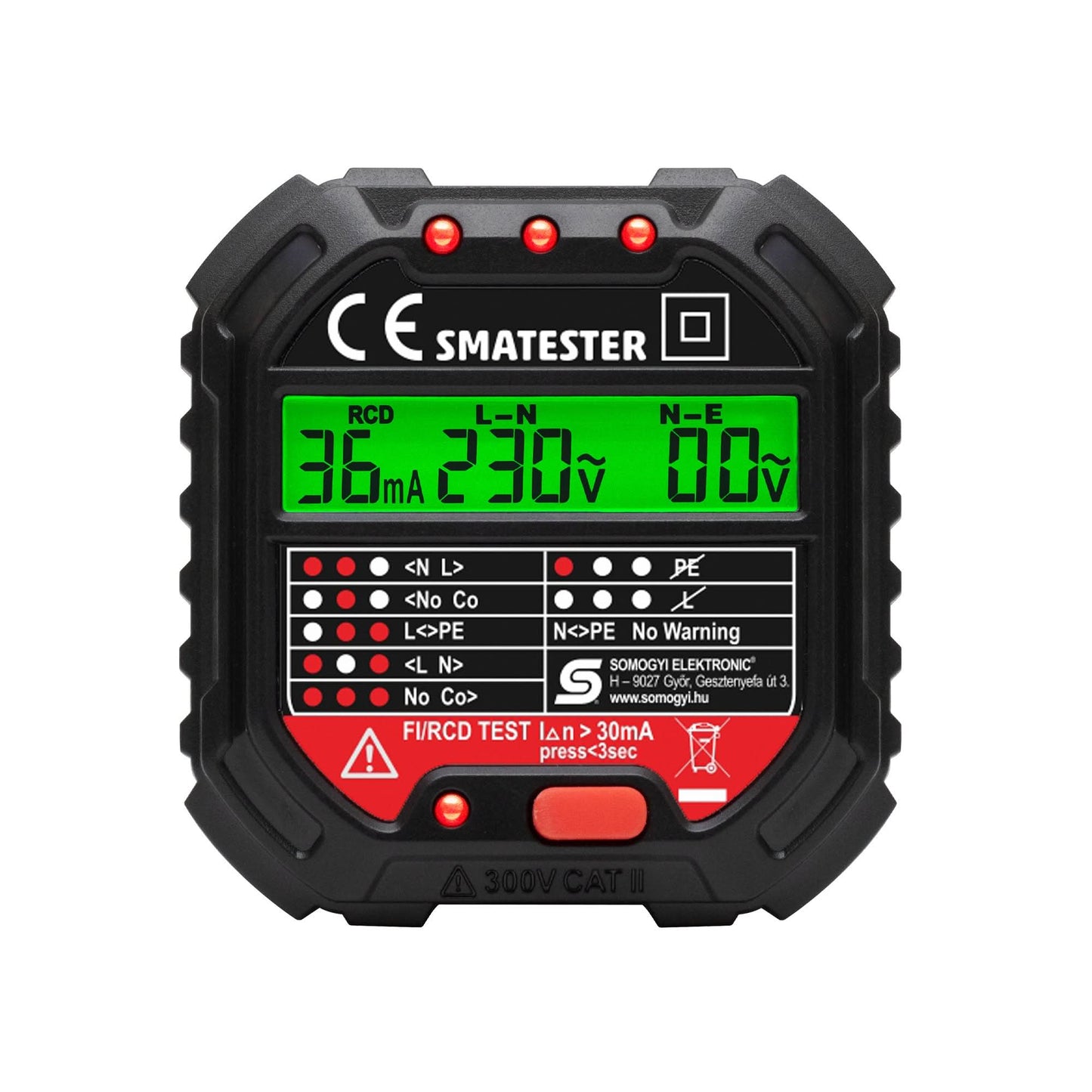 Tester Electric SMATESTER – Verificare Sigura si Rapida a Prizei si RCD