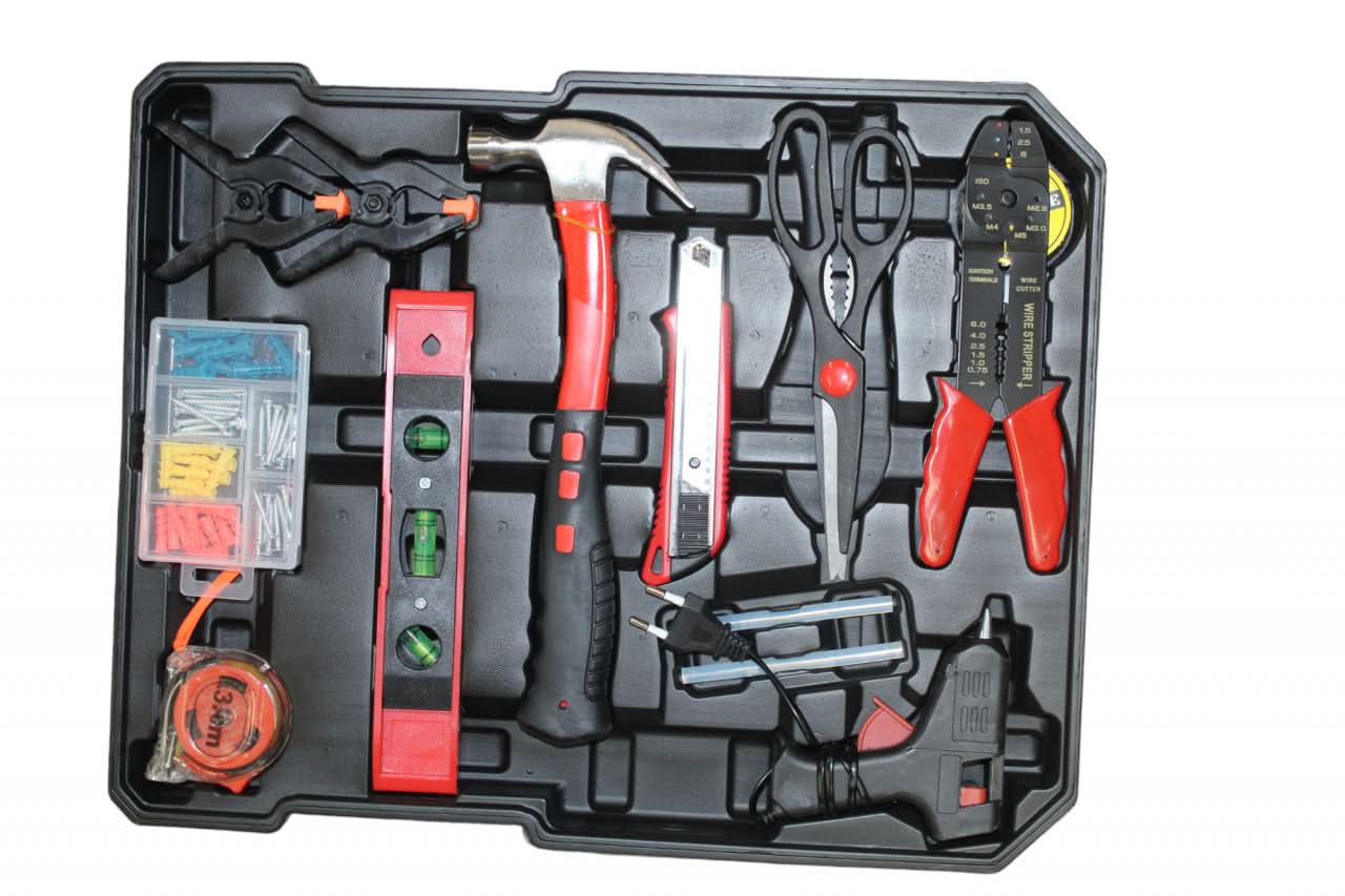 Trusa scule Yamamoto YM-399, 399 piese, troller cu roti, crom-vanadiu