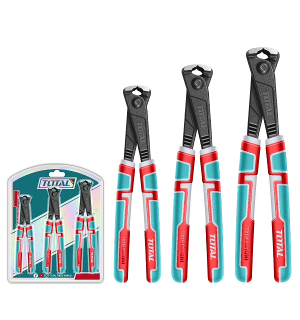 Set 3 clesti TOTAL pentru legat sarma, otel Cr-V, parghie mare