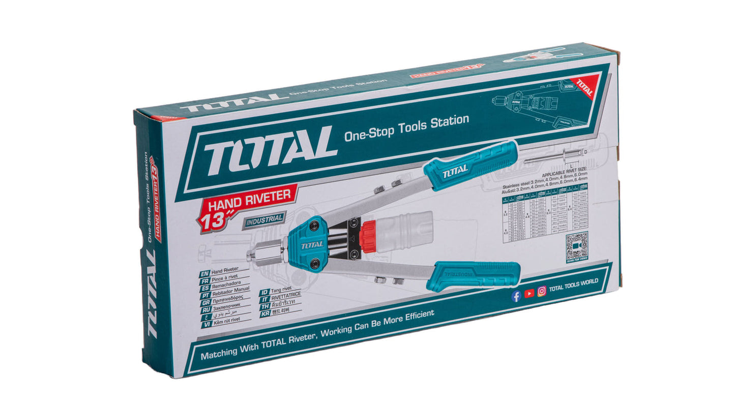 Cleste nituri TOTAL 13”, 3.2–6.0 mm, otel si aluminiu