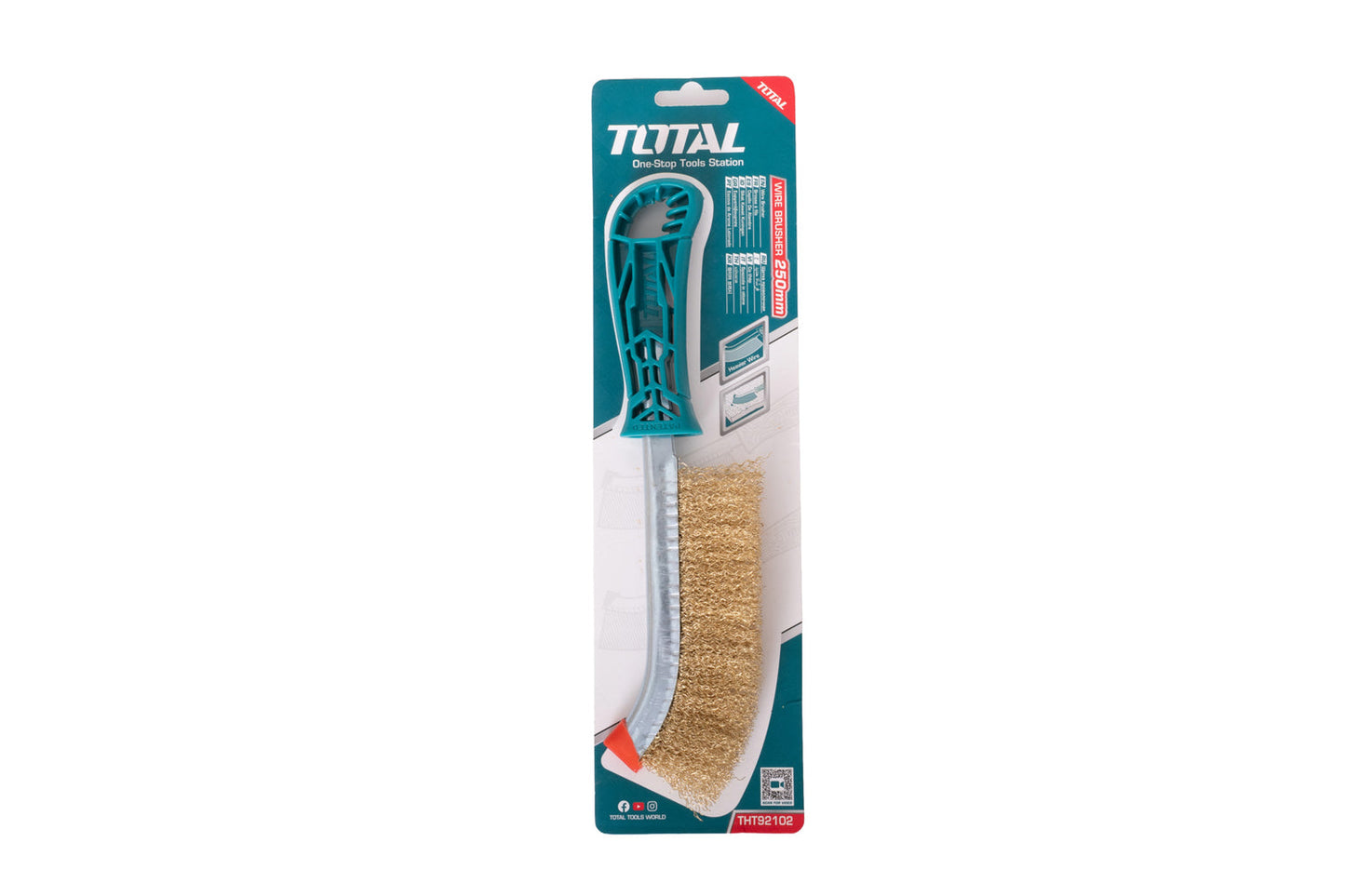 Perie sarma TOTAL 250mm pentru curatare metal