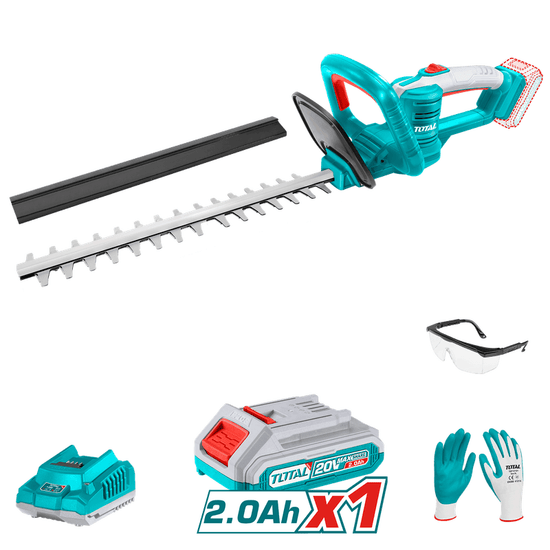 Trimmer gard viu TOTAL 20V, lama 450 mm, cu acumulator si incarcator