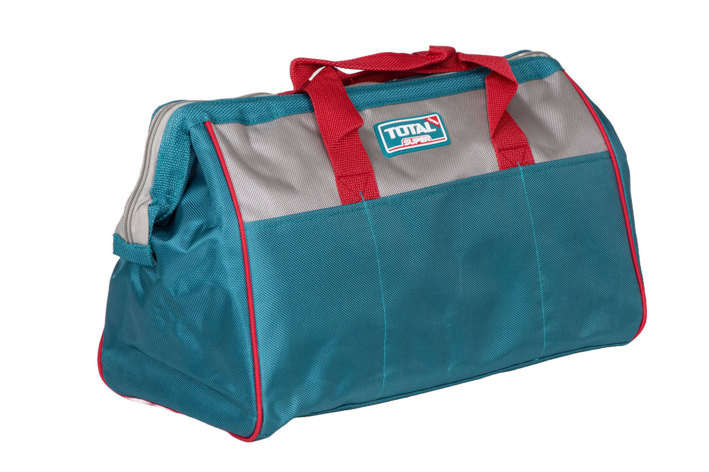 Set transport unelte TOTAL 5 piese – rucsac, geanta, vesta, centura, suport bormasina
