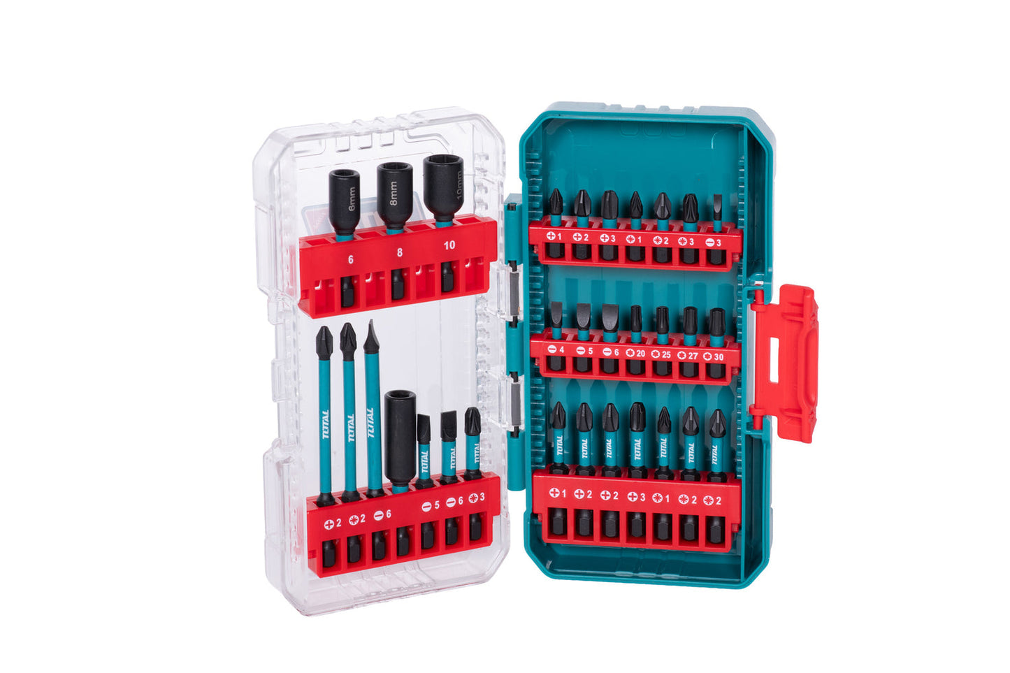 Kit Combo TOTAL 20V Brushless cu 3 unelte, 2 baterii 5.0Ah, incarcator si accesorii