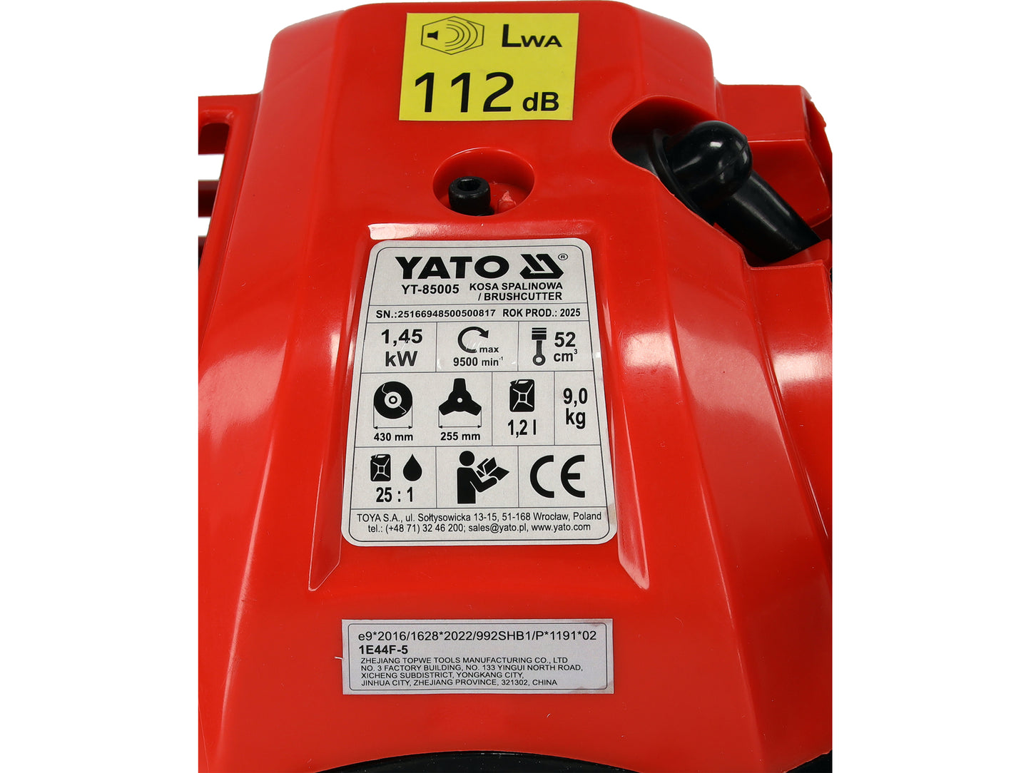 MOTOCOASĂ CU ACCESORII, 52 CM3