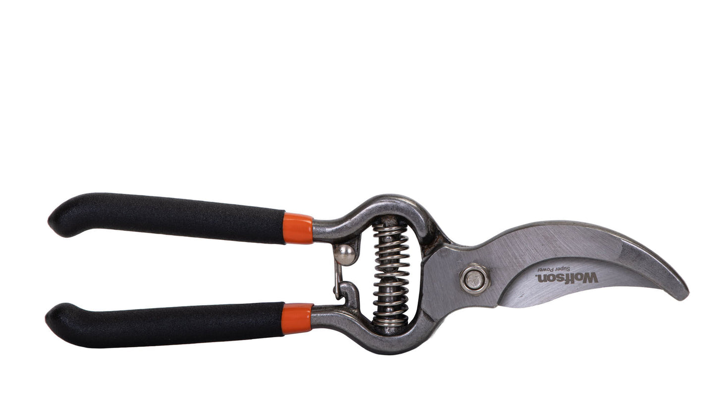 Foarfeca profesionala de vie Wolfson 8 inch, manere cauciuc