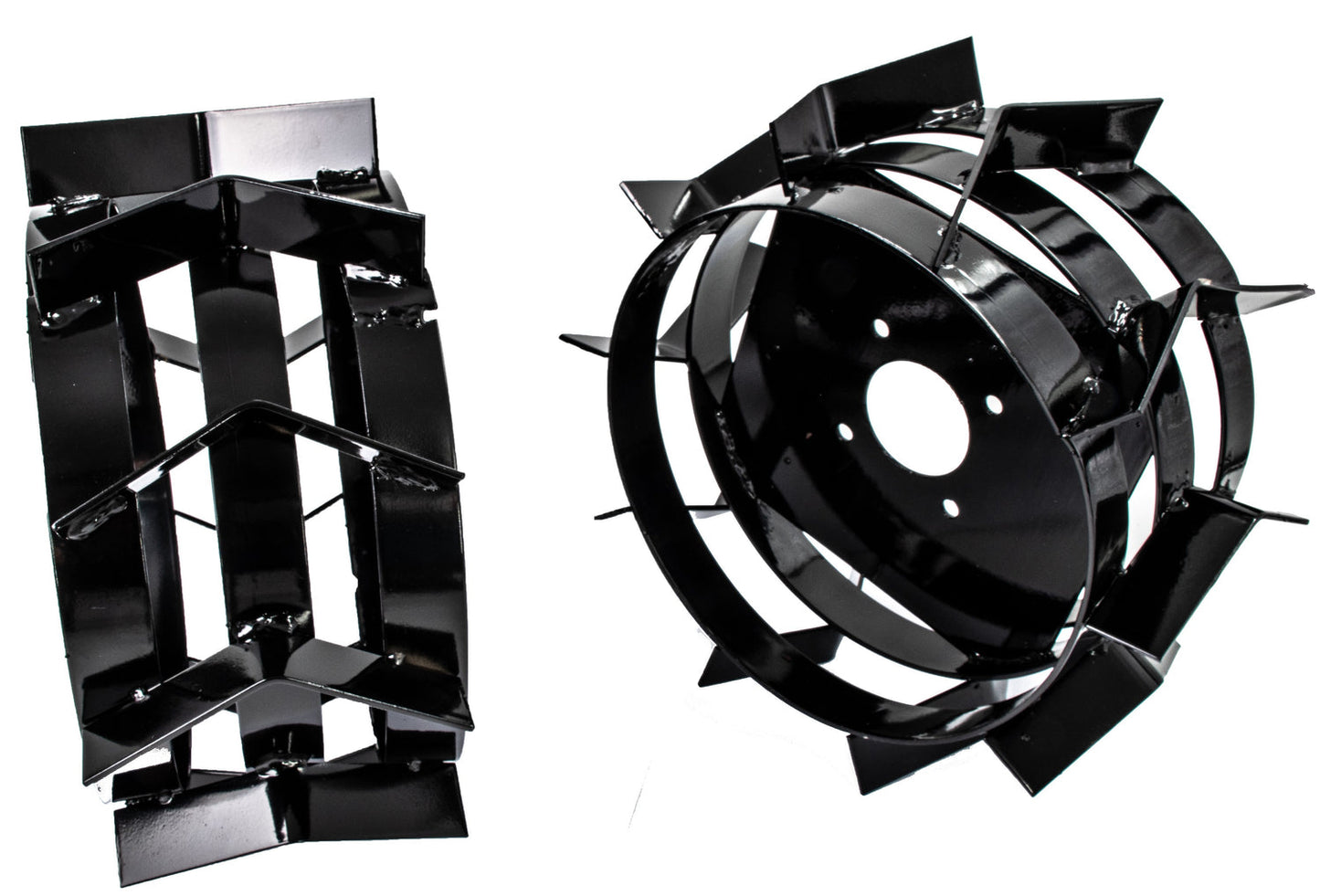 Roti metalice motocultor WOLFSON 5.00x12, tractiune sol dur
