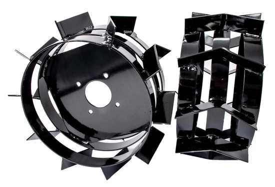 Roti metalice motocultor WOLFSON 5.00x12, tractiune sol dur