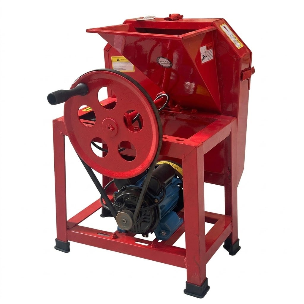 Razatoare Electrica pentru Legume si Fructe Brillo, 2200W, 300 kg/h, 2800 RPM, cu Manivela