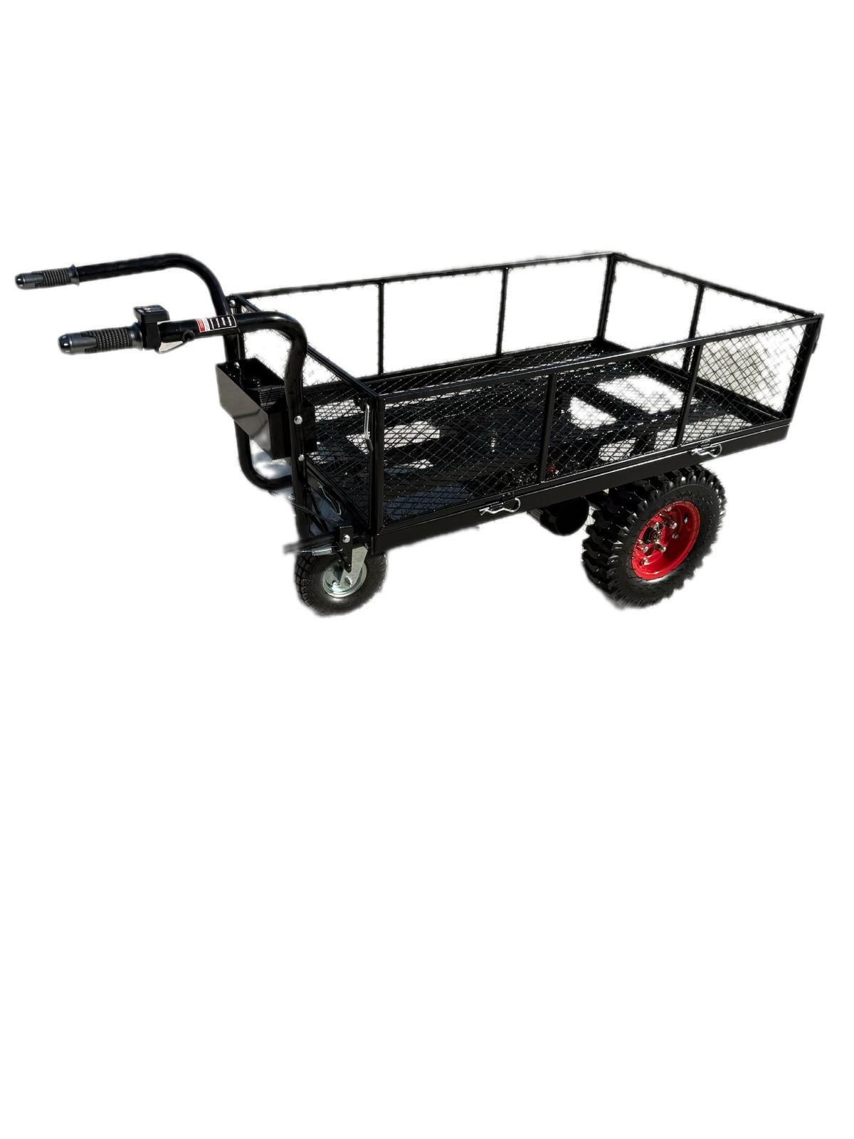 Carucior electric Broman EWB7800, 500W, 24V, 12Ah, 250 kg, tava metalica plasa