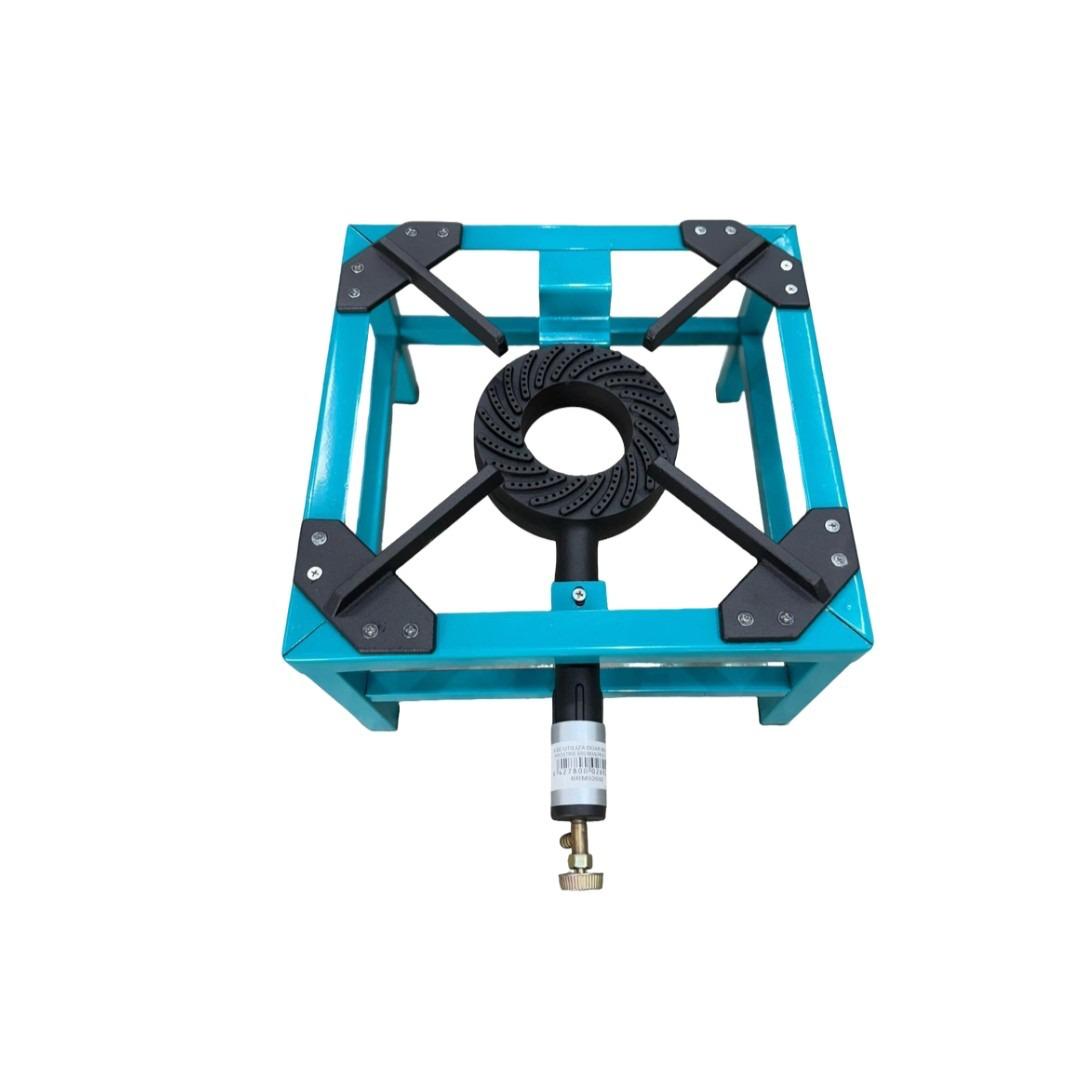 Pachet Pirostrie BROMAN R03 fonta 3 inele gaz 12.2 kW + Kit reglabil GPL RH-10, furtun 2m si coliere