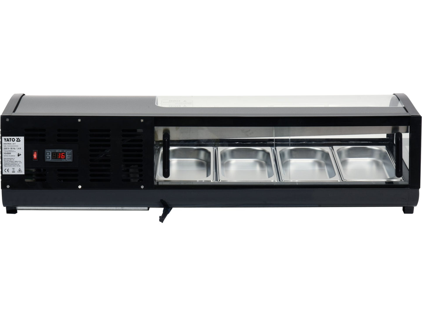 VITRINĂ FIRGORIFICĂ 4X1/3GN, 117,7X42X26,5CM