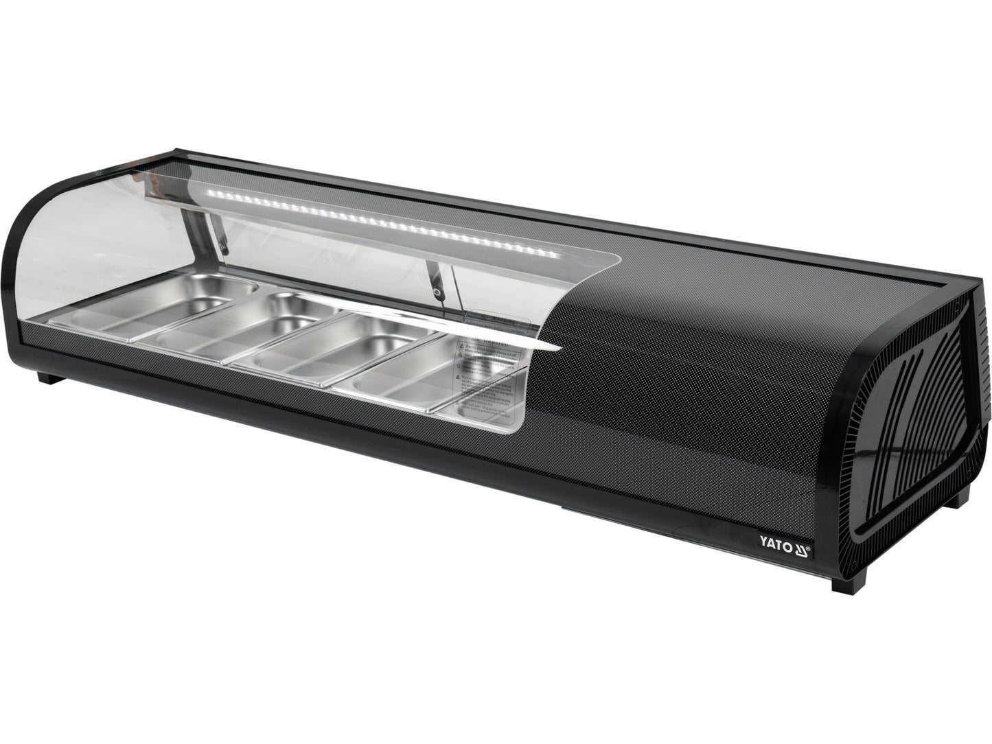 VITRINĂ FIRGORIFICĂ 5X1/3 GN, 135X42X26,5CM