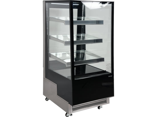 VITRINĂ FIRGORIFICĂ CU REFRIGERARE 350L - NEGRU