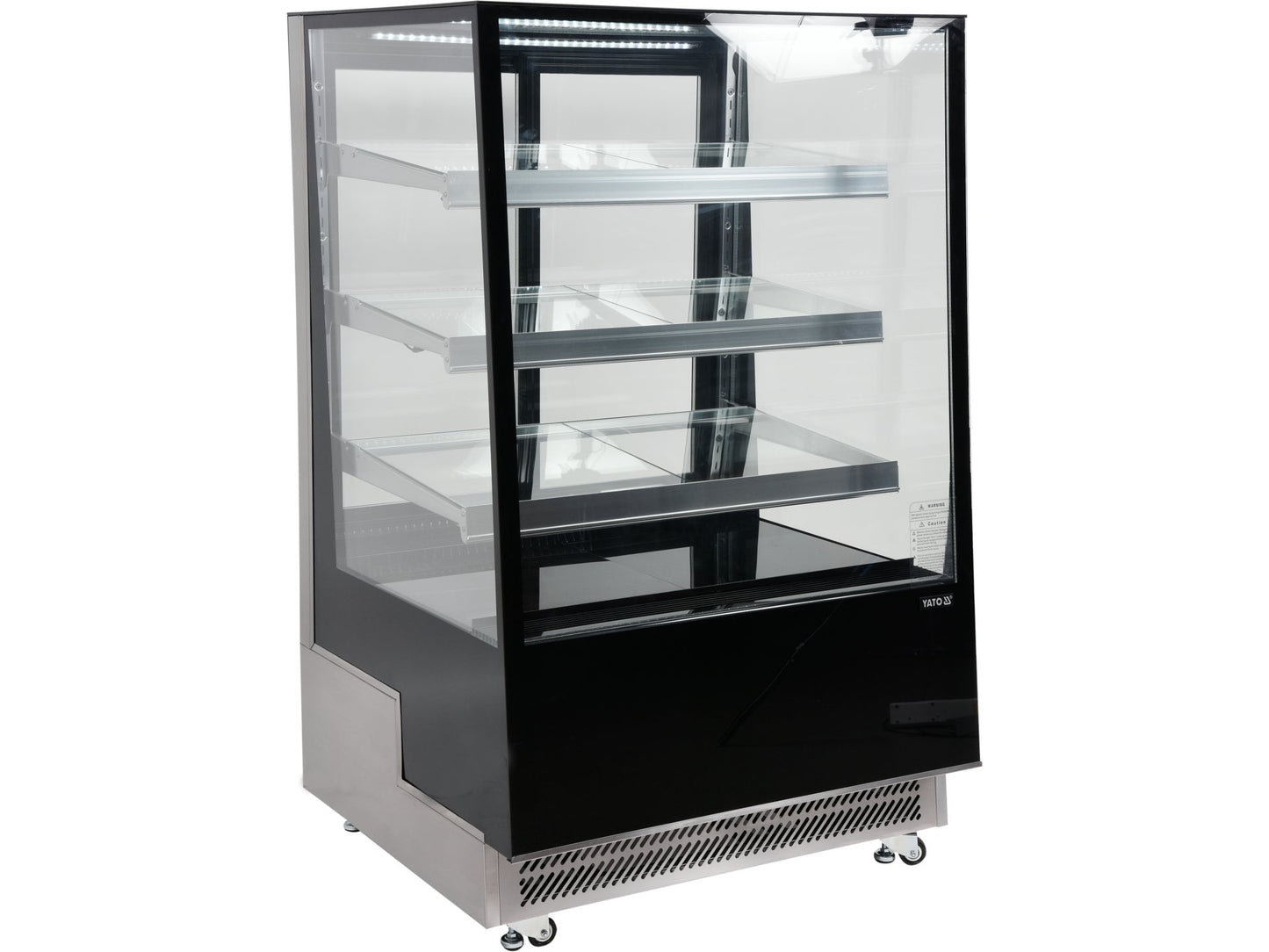 VITRINĂ FIRGORIFICĂ CU REFRIGERARE 500L - NEGRU