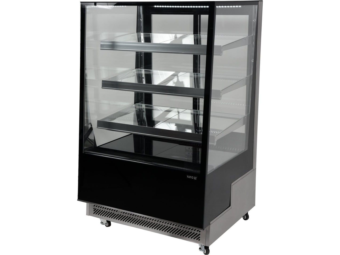 VITRINĂ FIRGORIFICĂ CU REFRIGERARE 500L - NEGRU