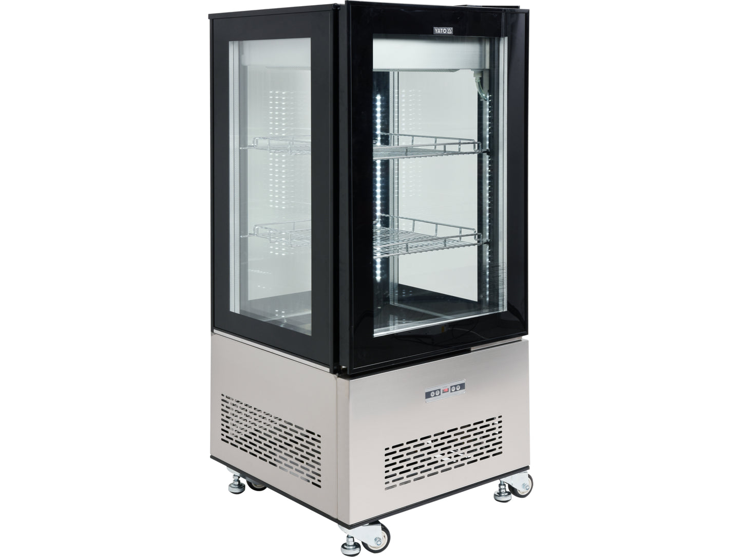 VITRINĂ FIRGORIFICĂ PRĂJITURI, 270L, 65X65X150CM