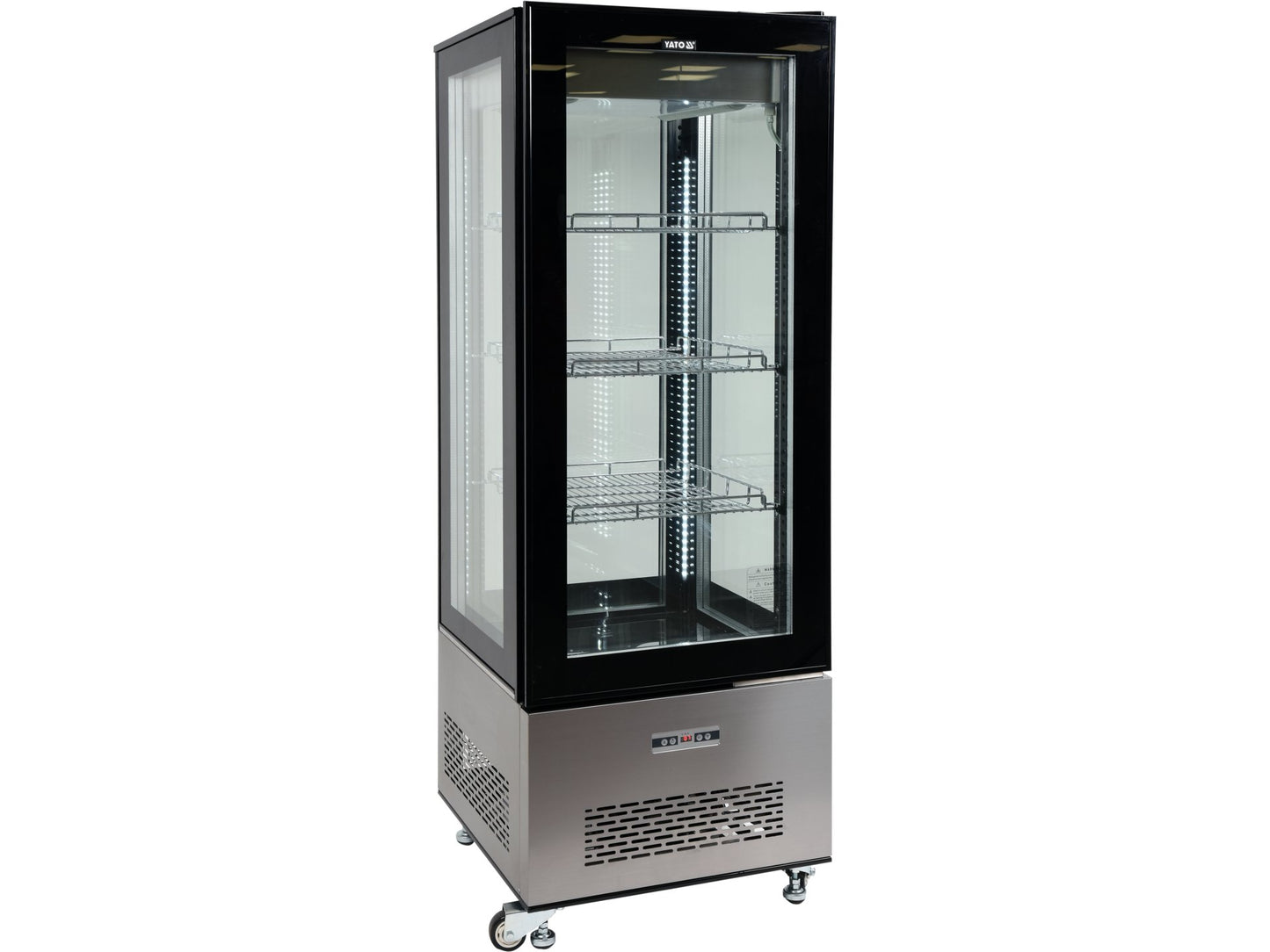 VITRINĂ FIRGORIFICĂ PRĂJITURI, 400L, 65X65X190CM