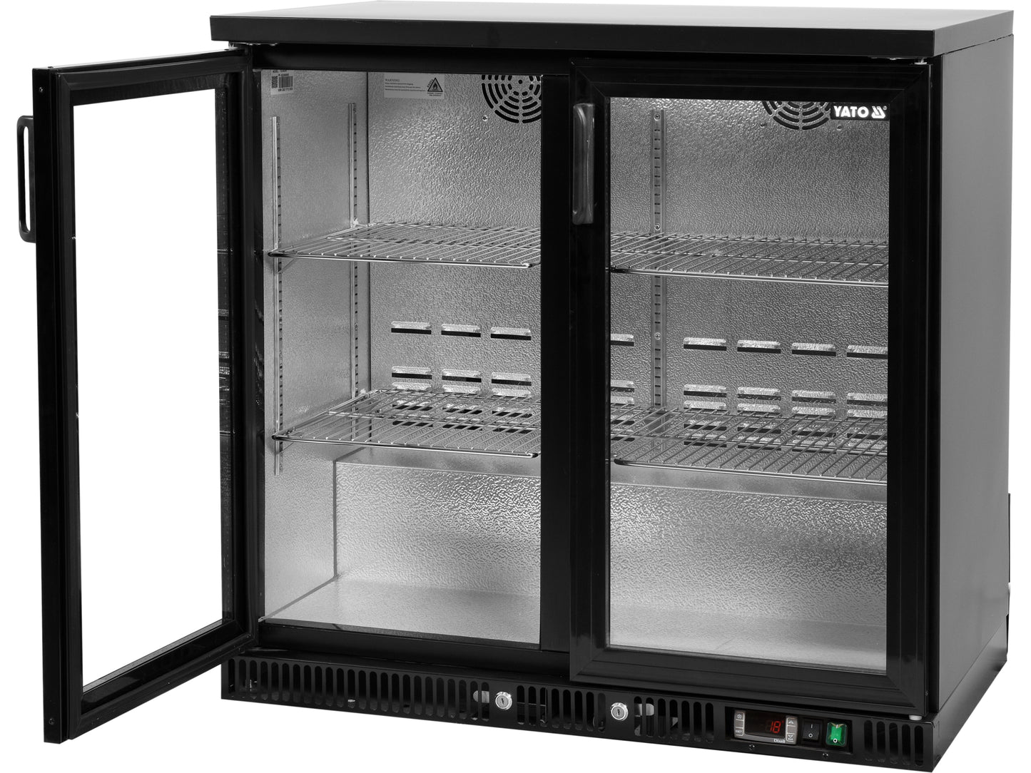 DULAP FRIGORIFIC PENTRU STICLE, 2 USI, 920X515X905MM, 227L