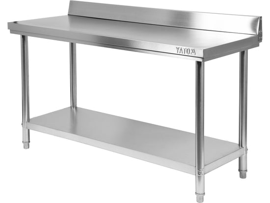 MASĂ DE LUCRU 1400X600XH850+100MM CU SPAȚIU DE DEPOZITARE ȘI TĂBLIE