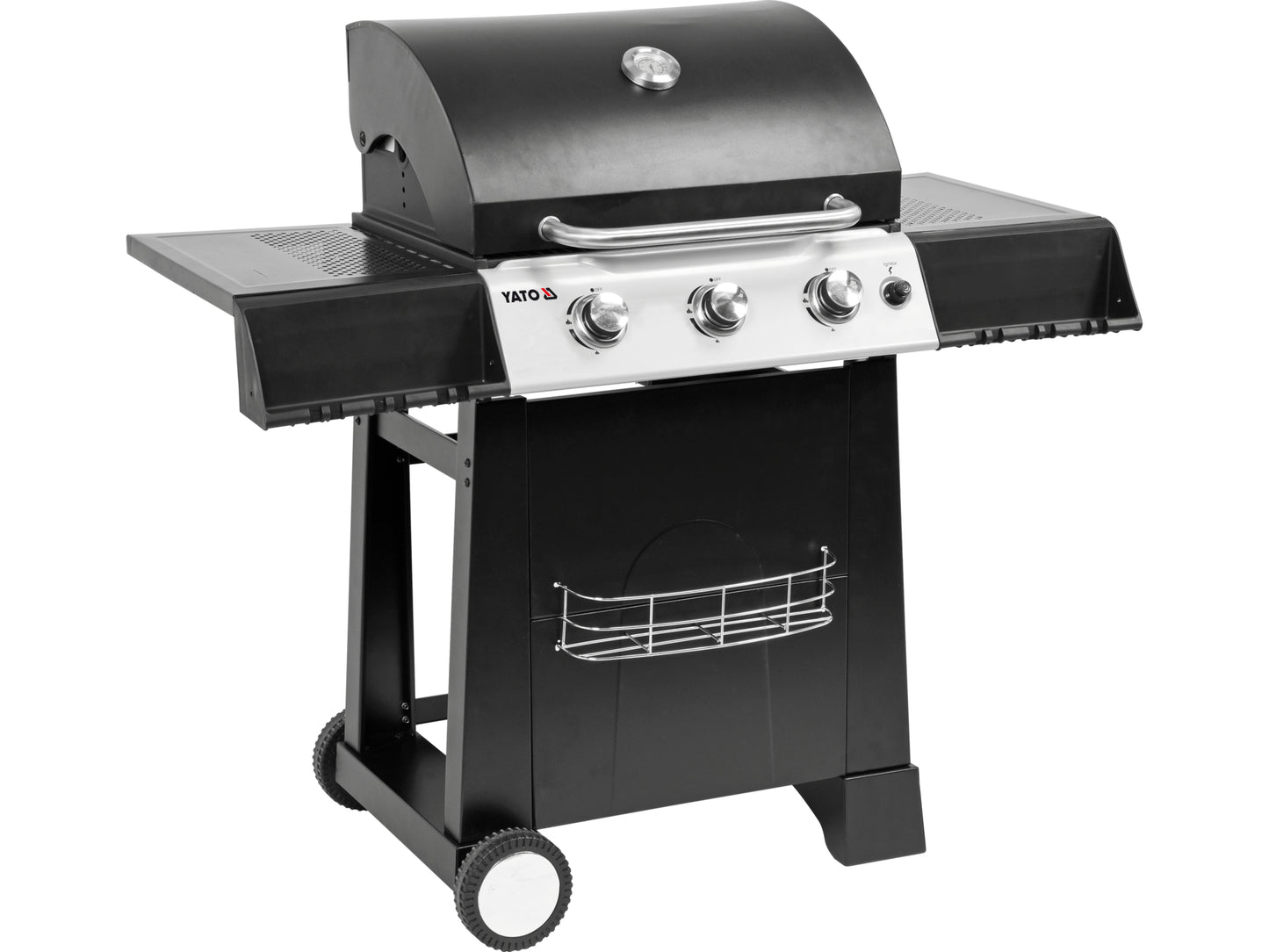 GRĂTAR PE GAZ, 3 ARZATOARE, 9KW