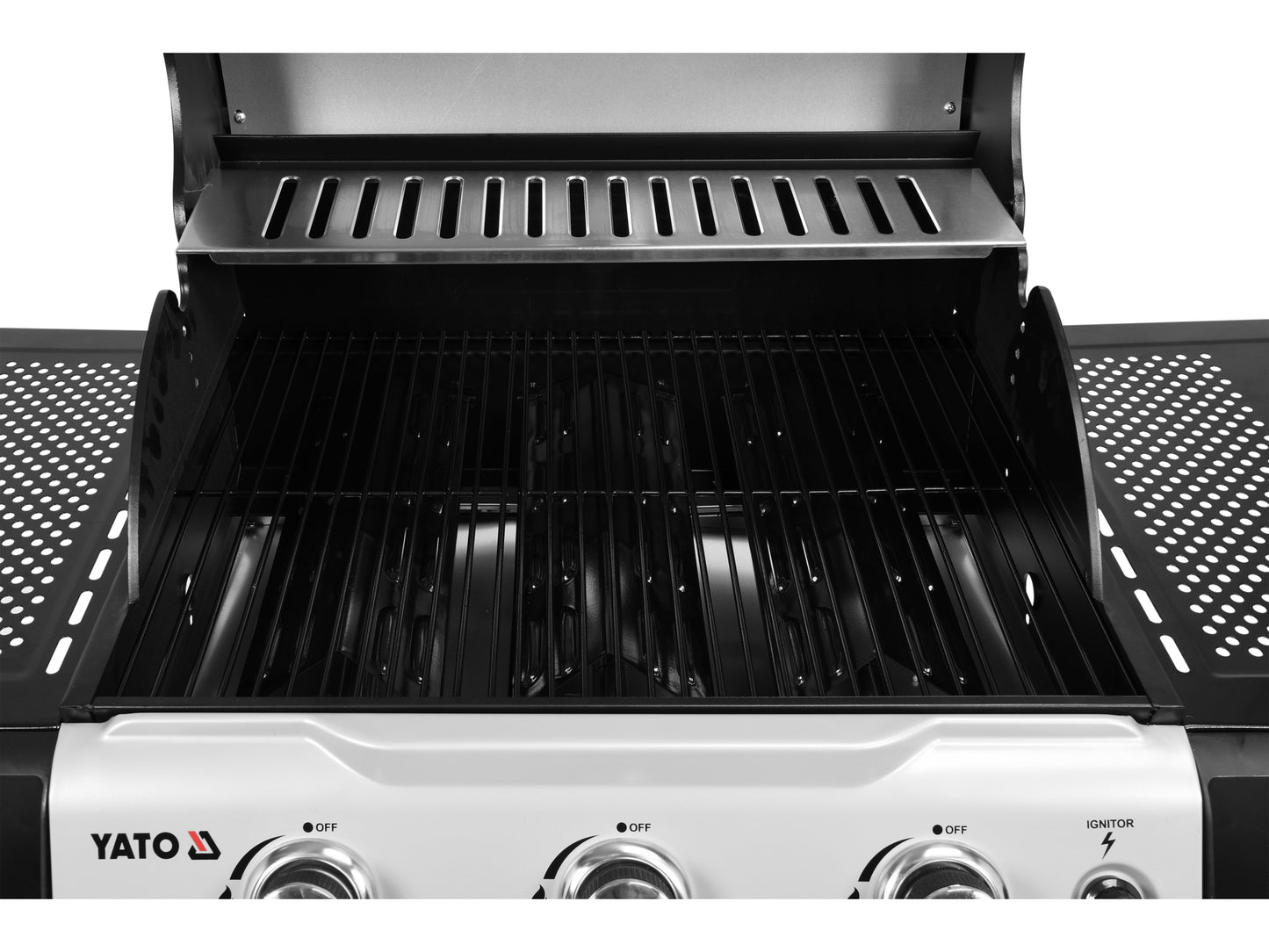 GRĂTAR PE GAZ, 3 ARZATOARE, 9KW