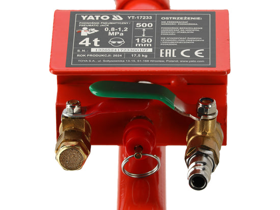 CRIC PNEUMATIC, PERNĂ AER, ÎNĂLȚĂTOR, 4T