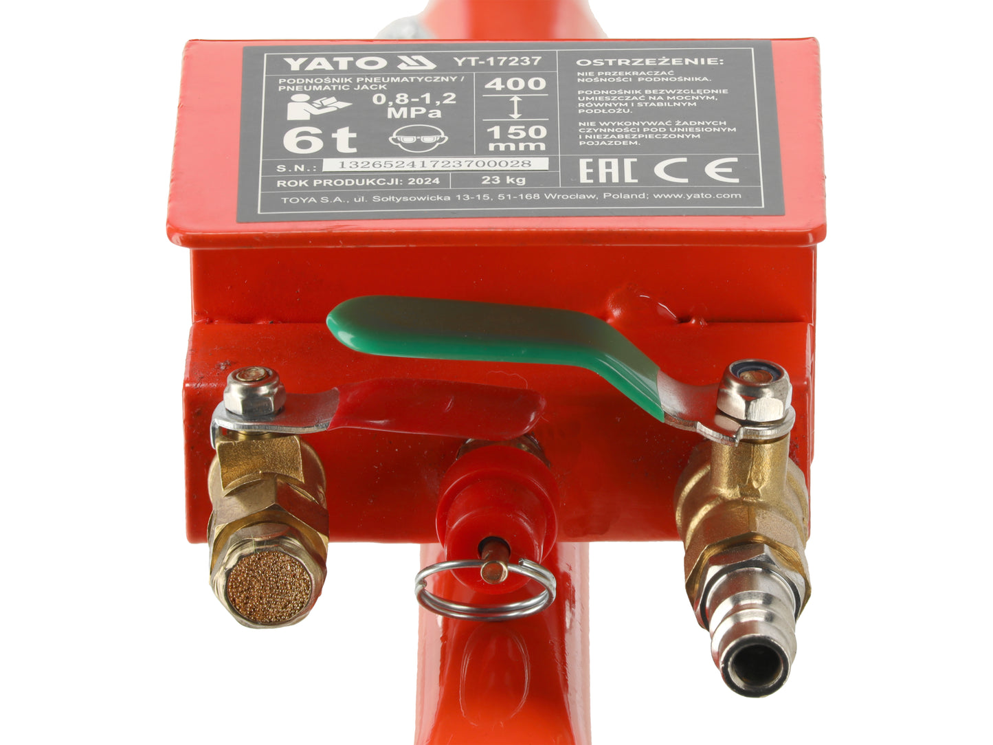 CRIC PNEUMATIC, PERNĂ DE AER, 6T