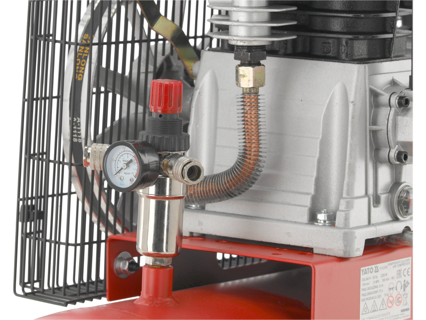 COMPRESOR AER 100L, 10 BAR, 2200W