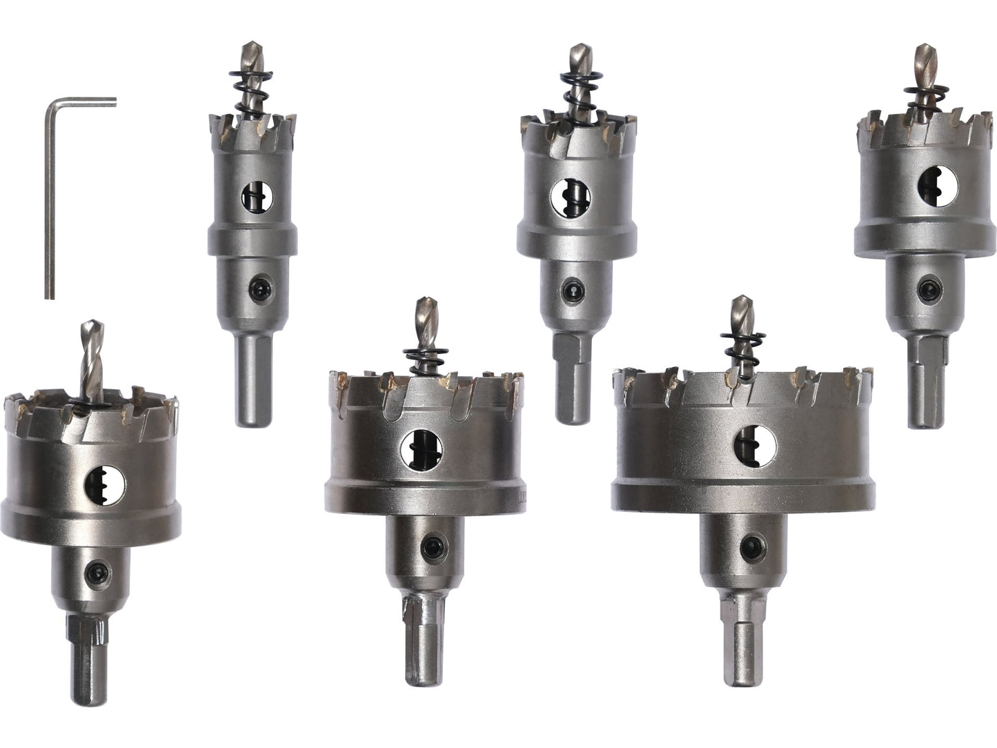 SET CAROTE TCT PENTRU METAL, 6 BUC