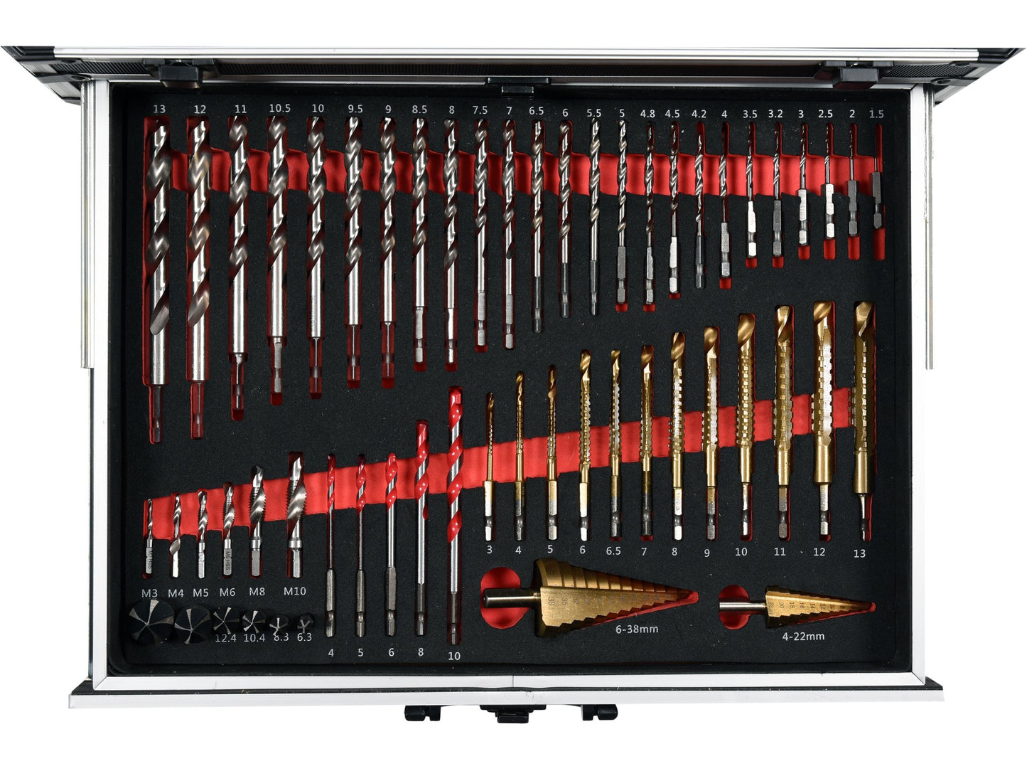 SET AUTOFILETANTĂ 18V, 126 PIESE, 2 ACUMULATORI