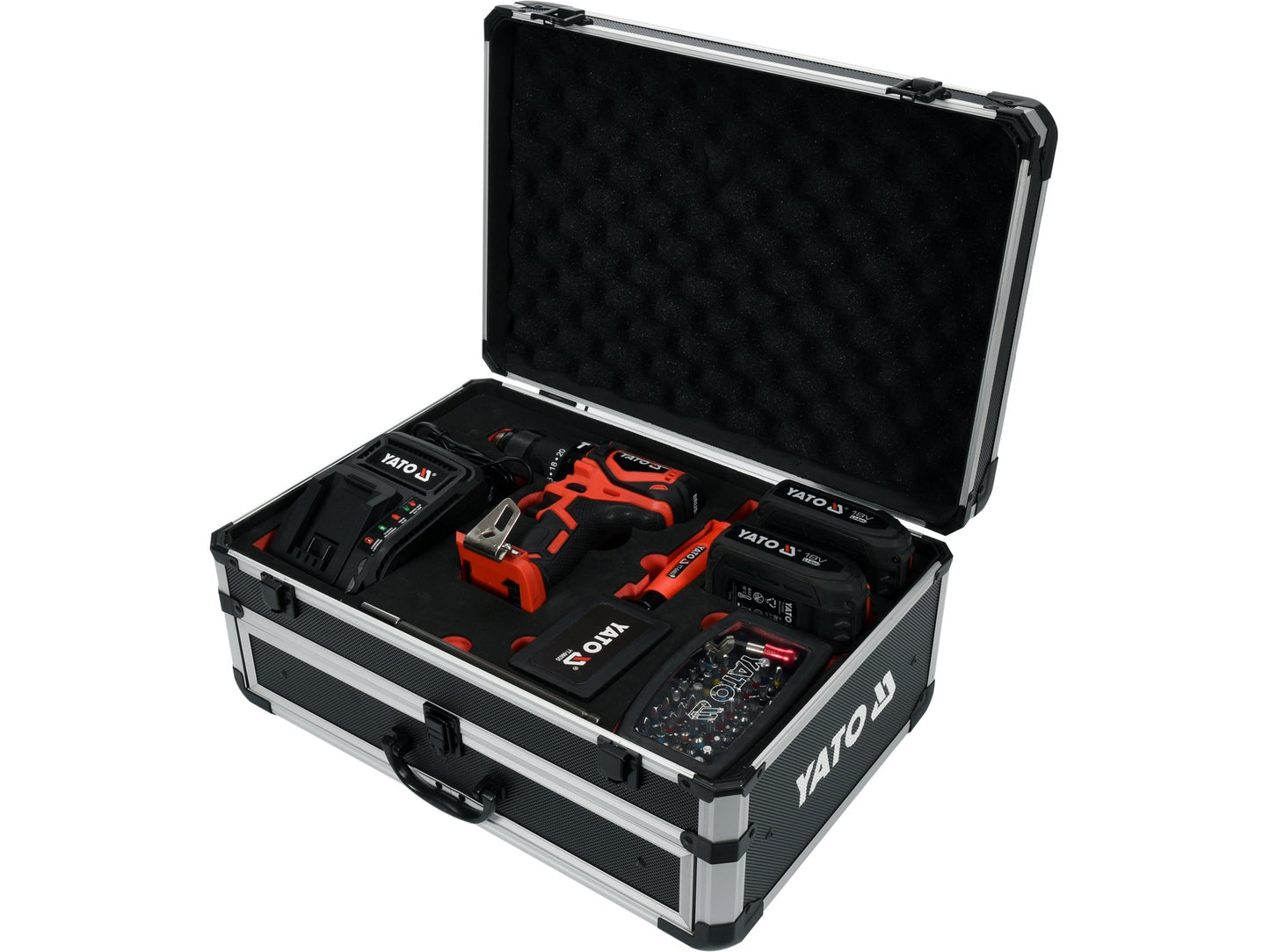 SET AUTOFILETANTĂ 18V, 126 PIESE, 2 ACUMULATORI