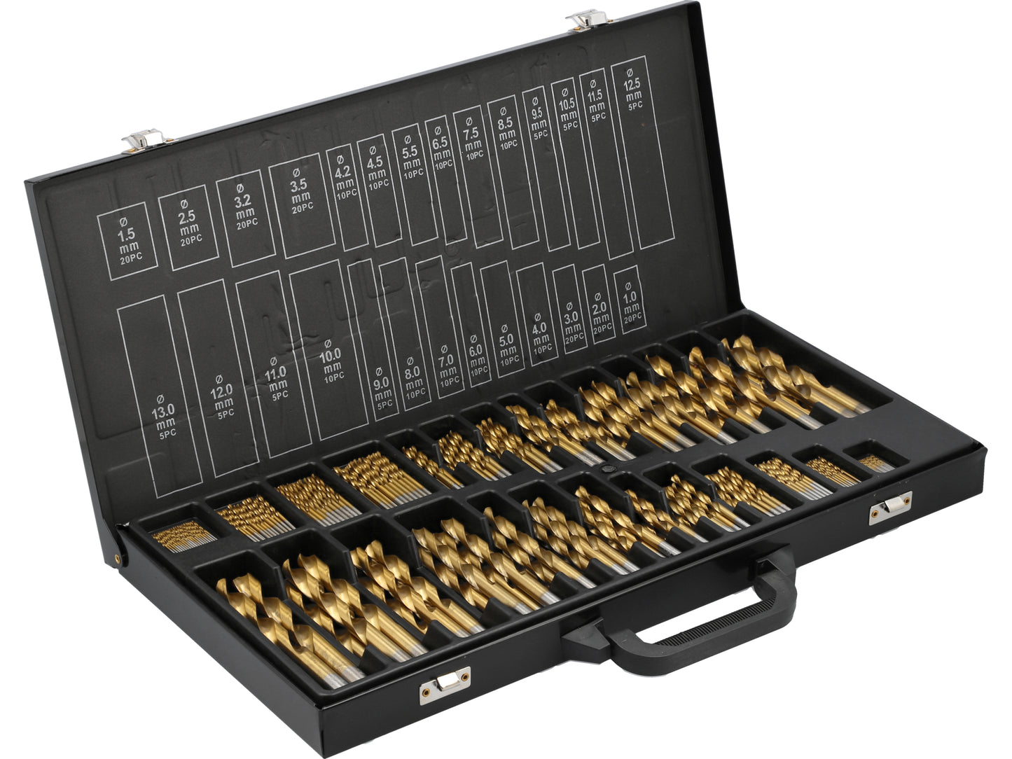 SET BURGHIE PT METAL 1-13MM, 300 BUC