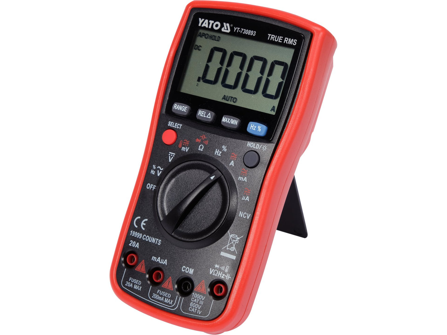 MULTIMETRU CU FUNCȚIA TRUE RMS, ECRAN LCD 19999