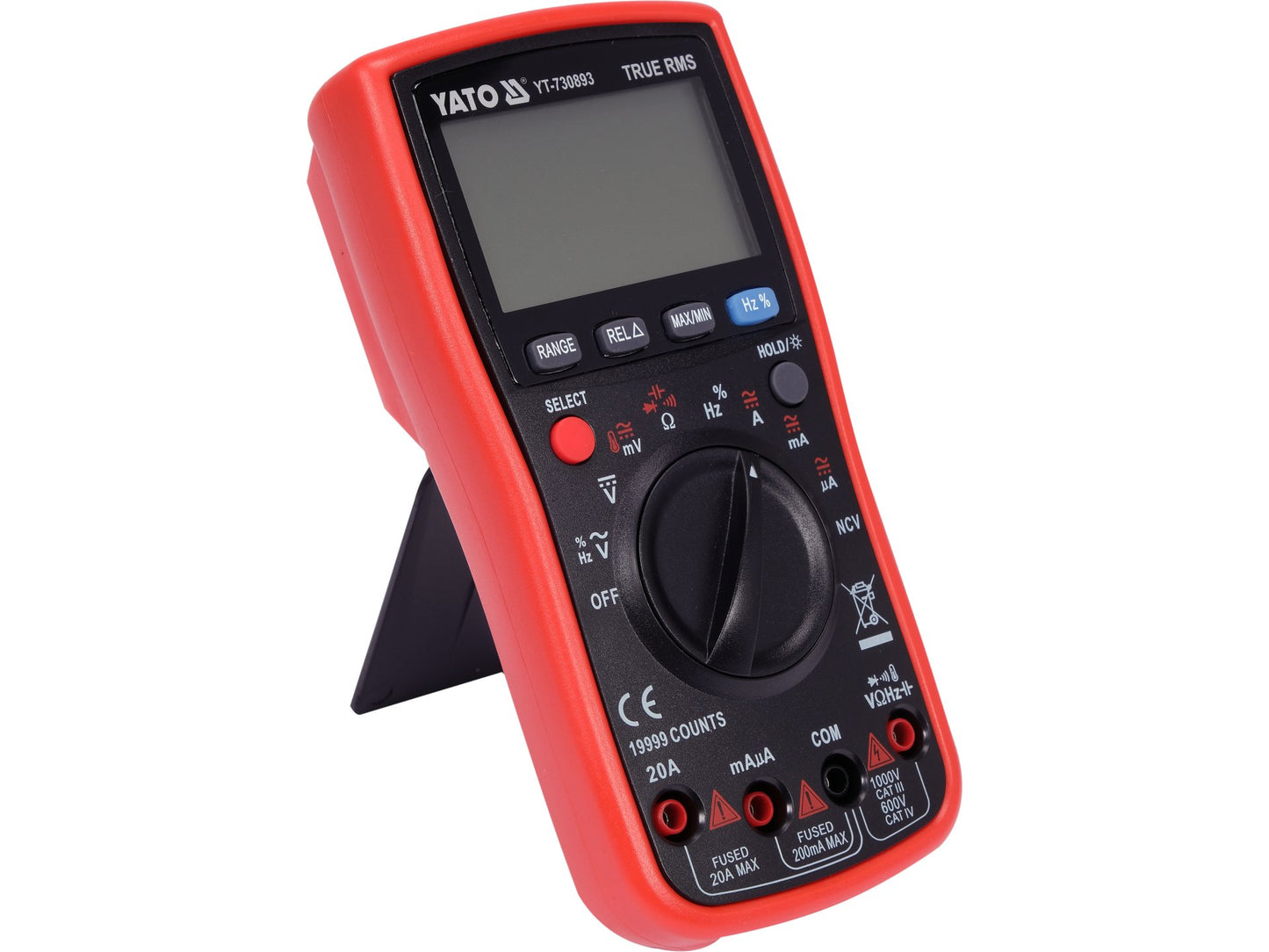 MULTIMETRU CU FUNCȚIA TRUE RMS, ECRAN LCD 19999