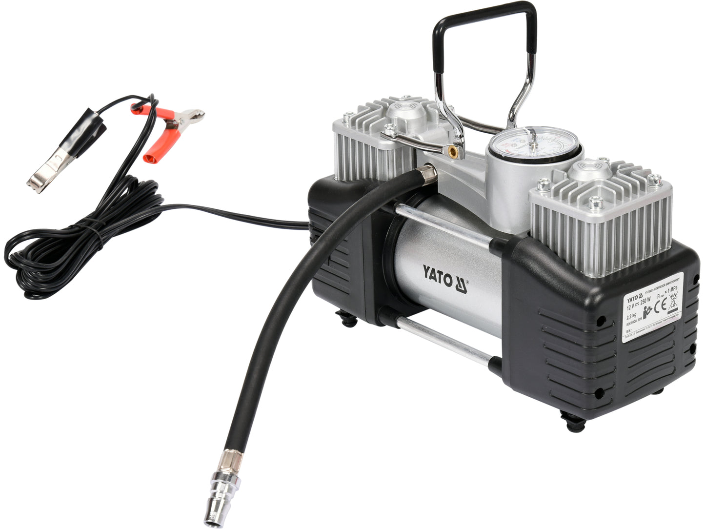 COMPRESOR AUTO CU LANTERNĂ, 250W, 60L/MIN