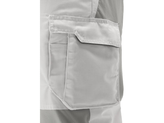 PANTALON DE LUCRU STRETCH. ALB S