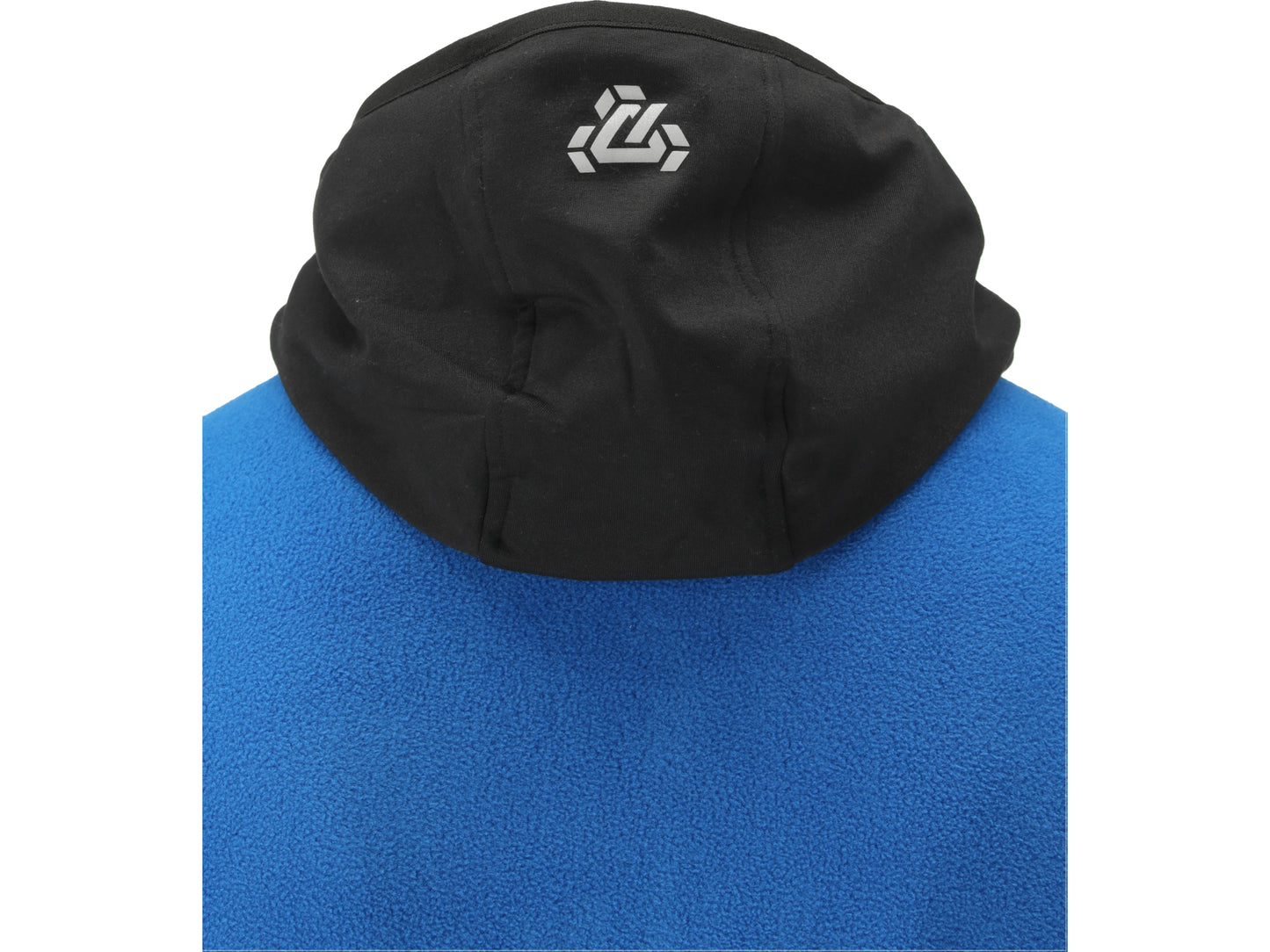 JACHETA FLEECE CU GLUGA SARNA ALBASTRA L