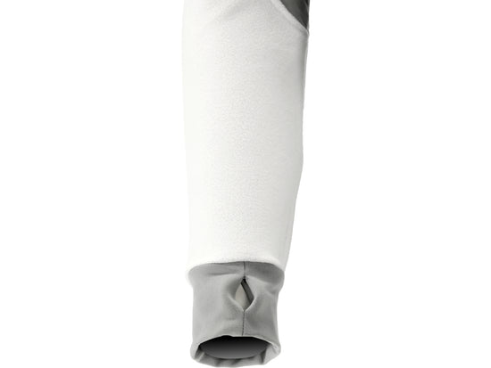 JACHETA FLEECE CU GLUGA SARNA ALBA 2XL