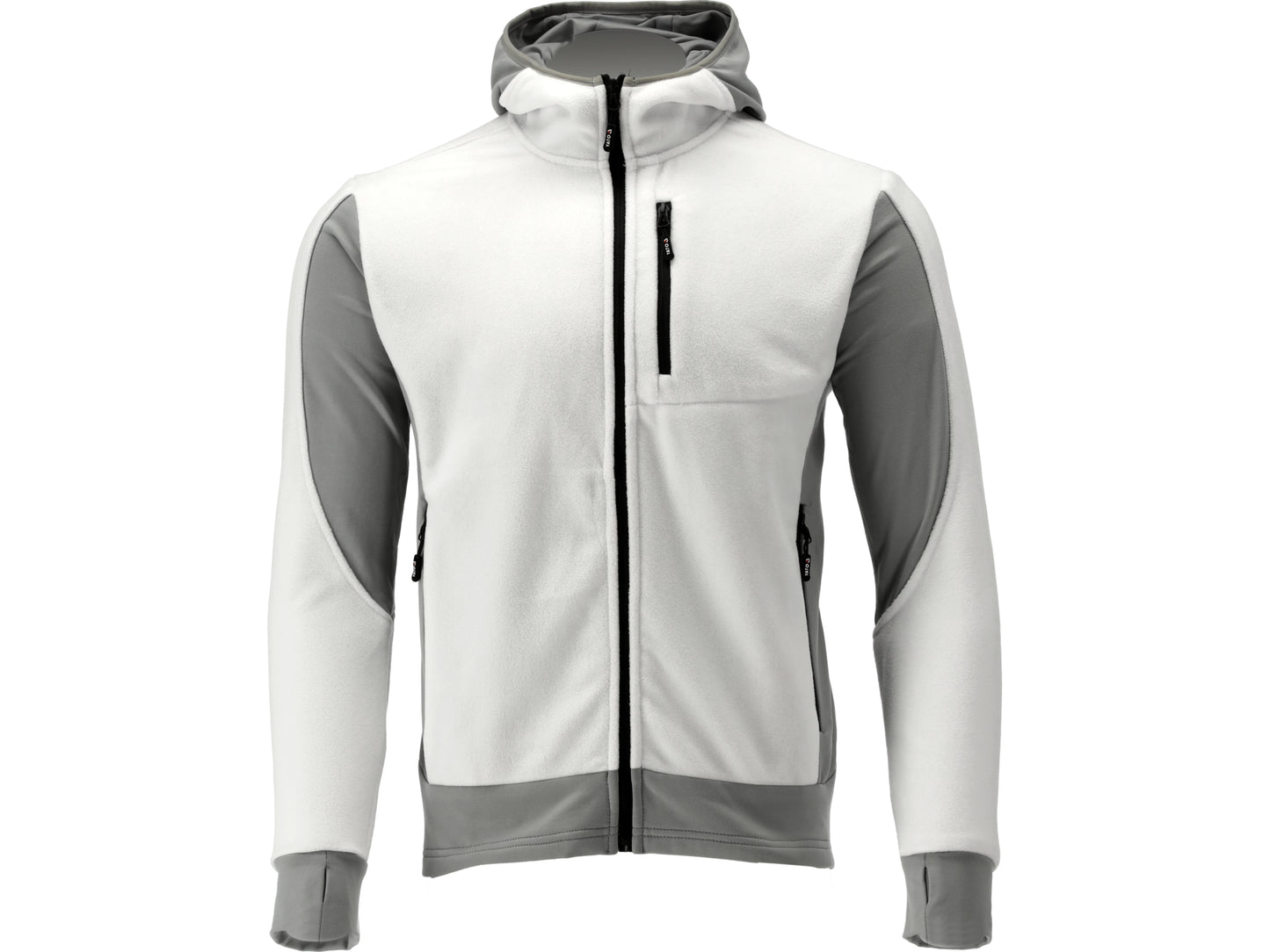 JACHETA FLEECE CU GLUGA SARNA ALBA L