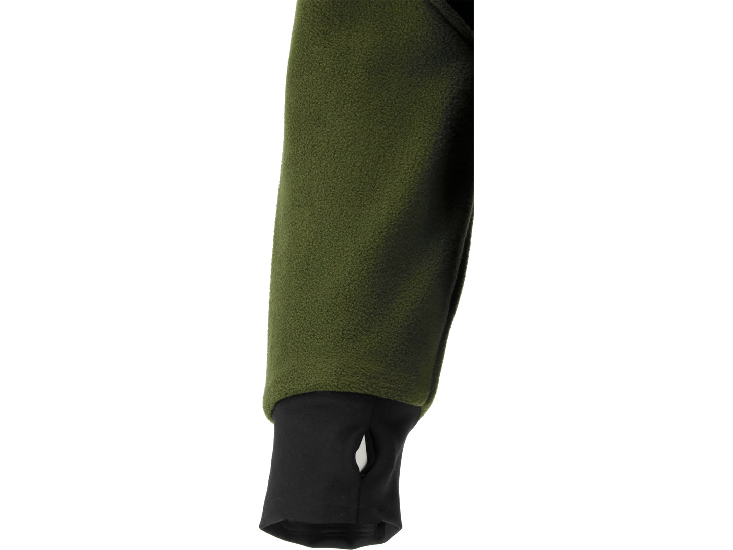 JACHETA FLEECE CU GLUGA SARNA VERDE XL