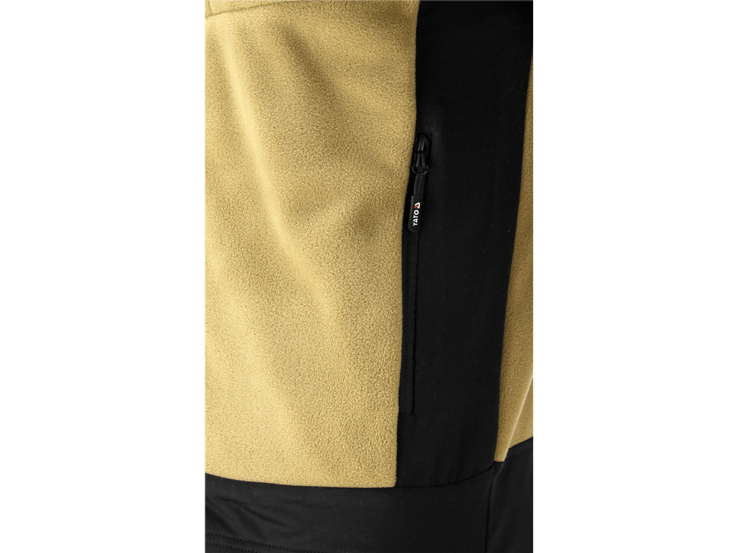 JACHETA FLEECE CU GLUGA SARNA KAKI S