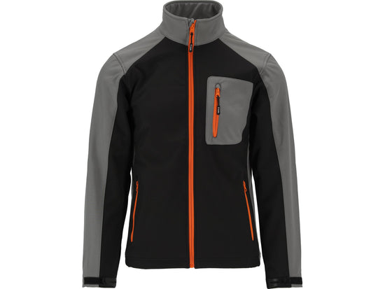 JACHETĂ SOFTSHELL, NEGRU/GRI, S