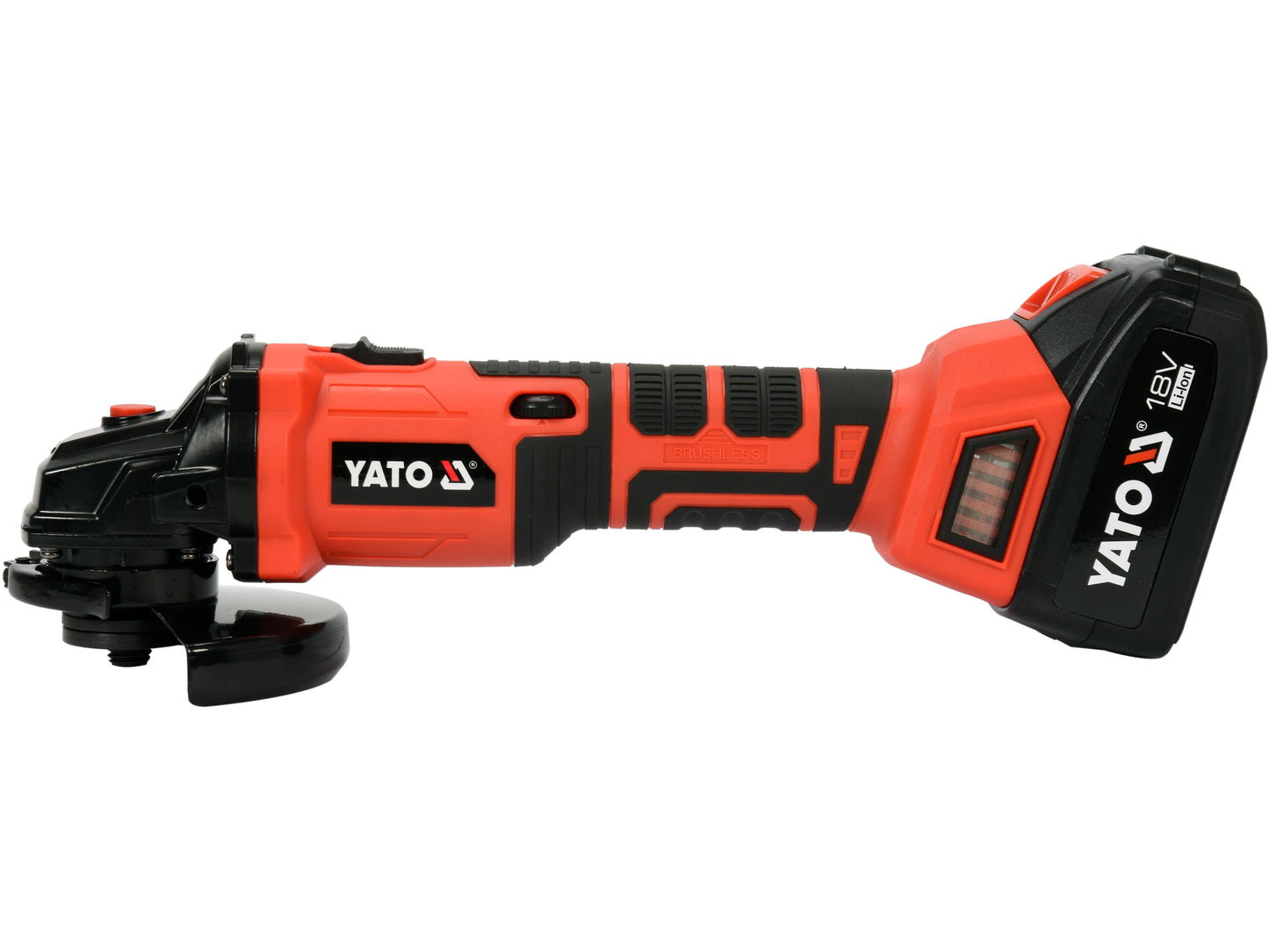 POLIZOR UNGHIULAR 18V, 125MM, FĂRĂ PERII, TURATIE REGLABILĂ