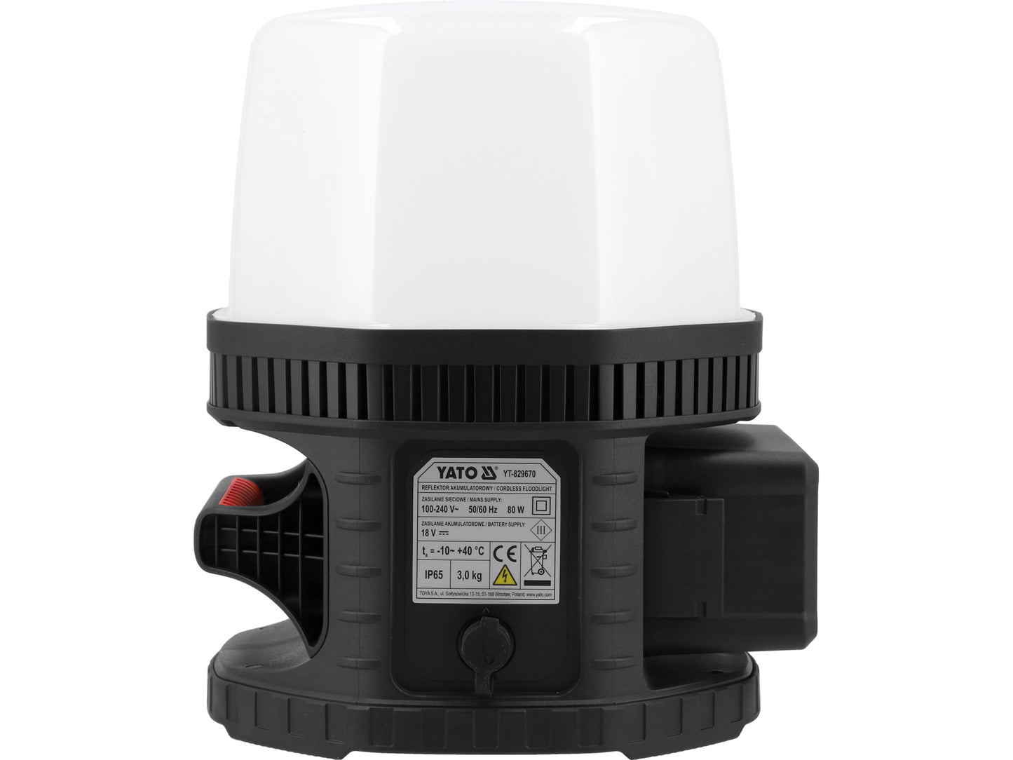 REFLECTOR 18V 10000LM 360° IK08