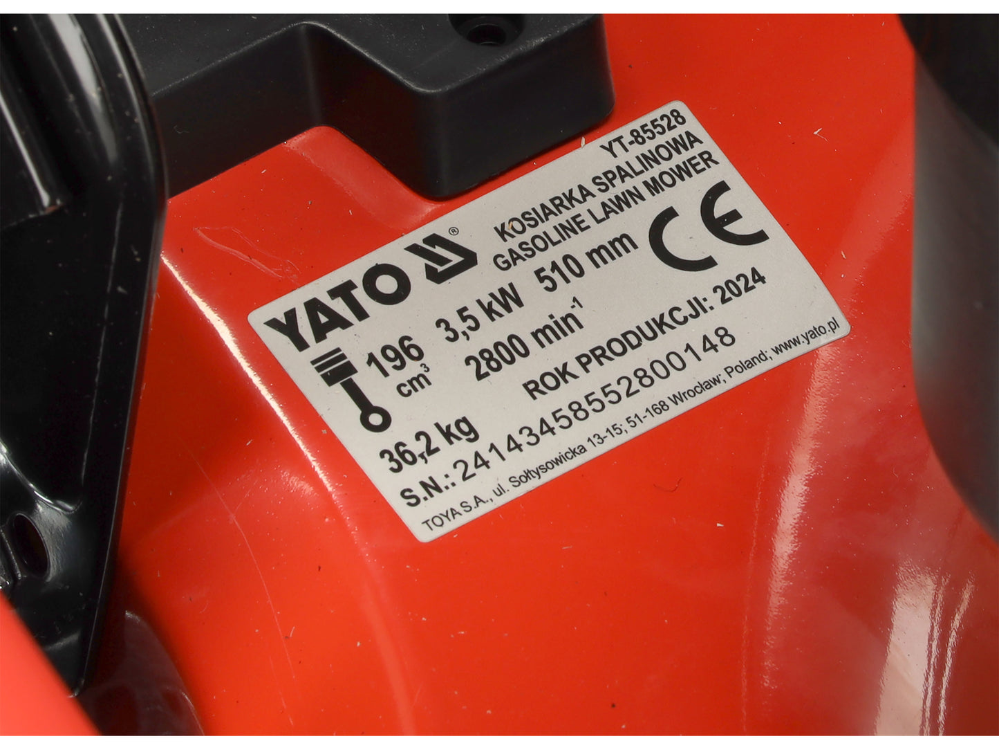 MAȘINĂ DE TUNS IARBA, PE BENZINĂ, CU AUTOPROPULSIE, 51CM